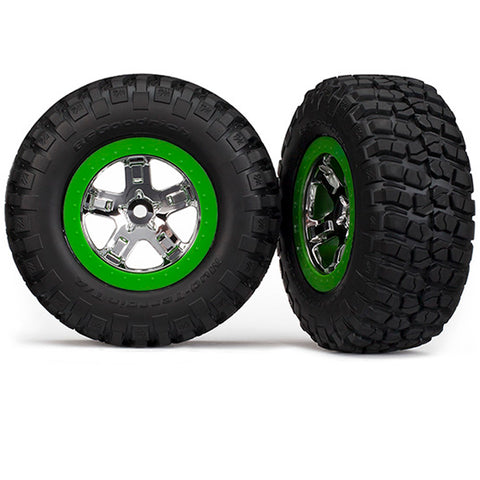 BFGoodrich Tires, SCT Wheel Chrome/Green