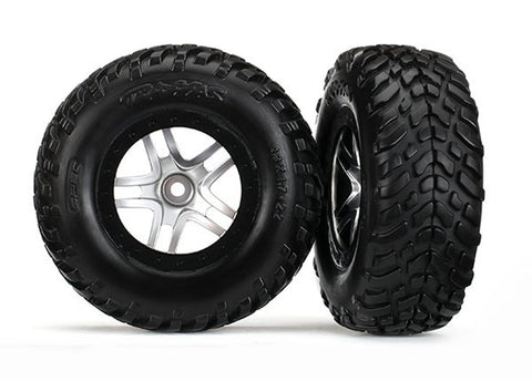 SCT Off-Road Racing Tires, SCT Wheels, Satin Chrome