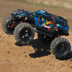 Summit 1/16 4X4 Monster Truck RTR, Rock 'n Roll