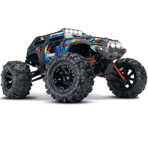 Traxxas 72054-5 Summit 1/16 4X4 Monster Truck RTR, Rock 'n Roll