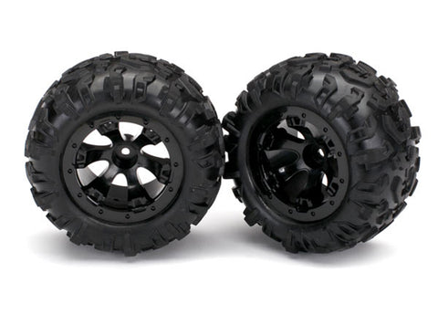 Canyon AT Tires, Geode Beadlock Style Wheels, Black