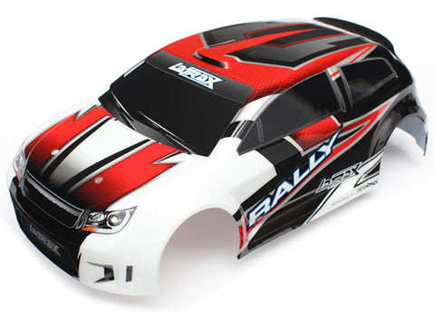 Traxxas 7515 LaTrax 1/18 Rally Pre-Cut Body, Painted, Red