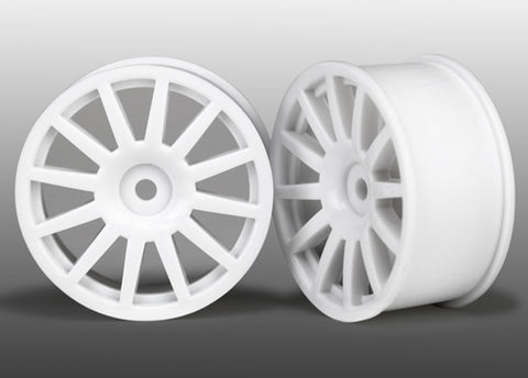 12-Spoke Wheels, White, Rally