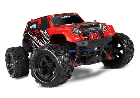 Traxxas 76054-5 LaTrax Teton 1/18 4X4 Monster Truck RTR, Red