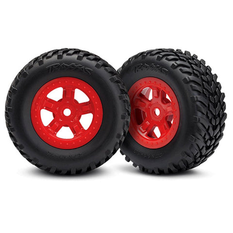 SCT Off-Road Racing Tires & SCT Wheels, Red