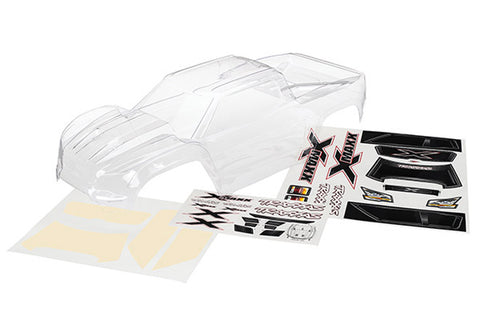 Traxxas 7711 X-Maxx Pre-Cut Body, Clear