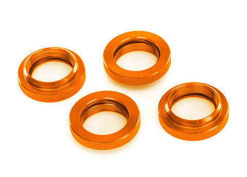 Aluminum Spring Retainers w/ O-Rings, Orange