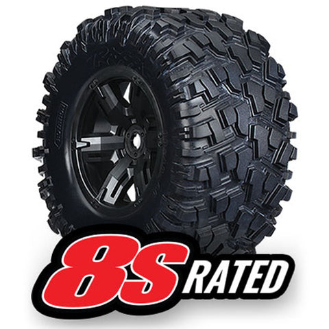 Traxxas 7772X Maxx AT Tires, X-Maxx Wheels, Black