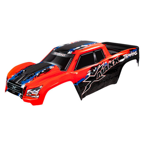 Traxxas 7811R X-Maxx Pre-Cut Body, Assembled, Red