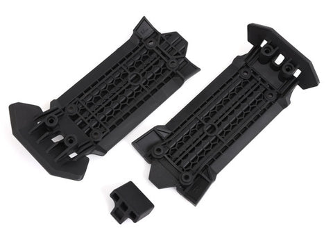 Front & Rear Skid Plates w/ Rubber Impact Cusion