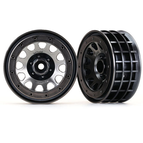 Method 105 2.2" Wheels, Beadlock Style, Blk Chrome