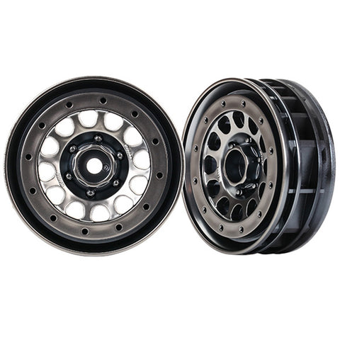 Method 105 1.9" Wheels, Beadlock, Black Chrome