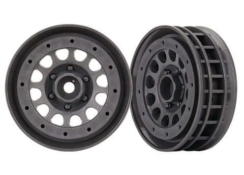 Method 105 1.9" Beadlock Wheels, Charcoal Gray