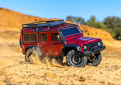 TRX-4 Land Rover Defender 1/10 4X4 Crawler w/ Clipless, Red