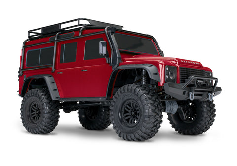 TRX-4 Land Rover Defender 1/10 4X4 Crawler w/ Clipless, Red