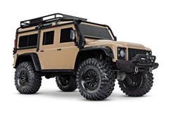 TRA82256-4-SAND 82256-4-SAND TRX-4 Land Rover Defender 1/10 4X4 Crawler w/ Clipless, Sand