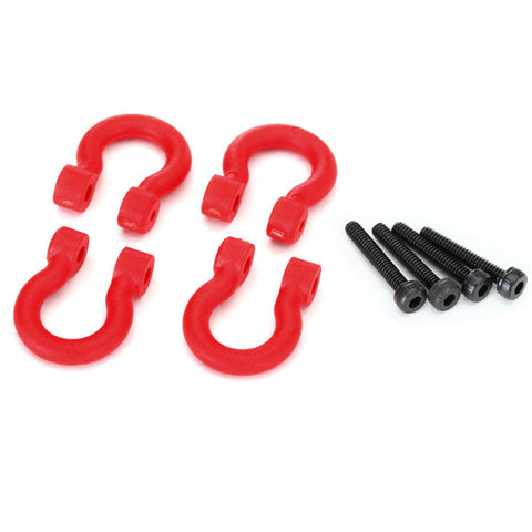 Traxxas 8234R Bumper D Rings, Red & Cap Head Screws