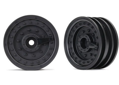 Tactical 1.9" Wheels, 12mm Hex, Black