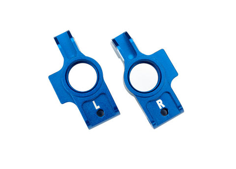 Aluminum Stub Axle Carriers, Blue