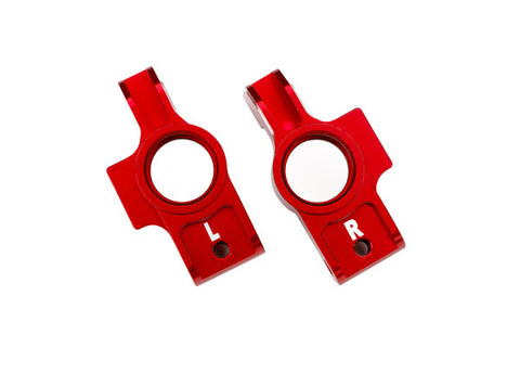 Aluminum Stub Axle Carriers, Red