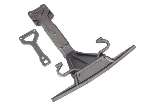 Front Plastic Skidplate & Steal Support Plate