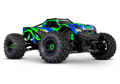 TRA89086-4-GRN 89086-4-GRN Maxx VXL 1/10 4X4 Monster Truck RTR, w/ Widemaxx, Green