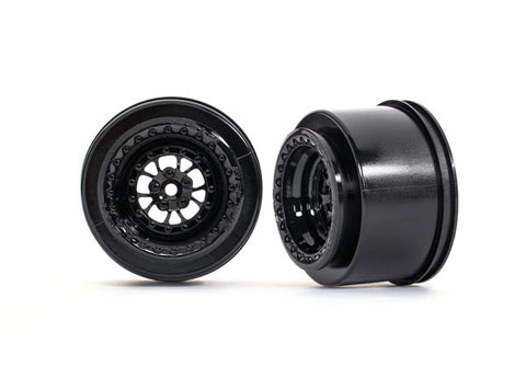 Weld Racing Drag Wheels, Rear, Gloss Black (2)