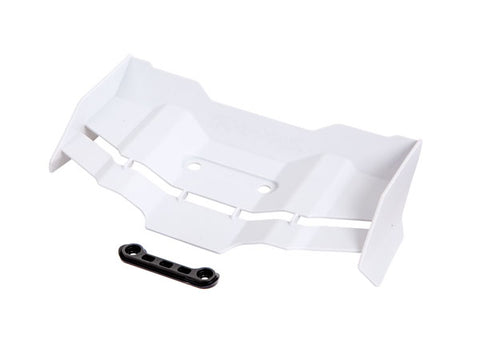 Rear Wing w/ Washer & 4x12mm Screws (2), White