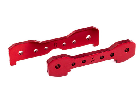 Front Aluminum Tie Bars, Red