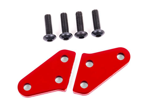 Aluminum Steering Block Arms (2), Red