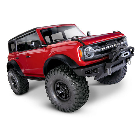 Traxxas 92076-4 TRX-4 2021 Ford Bronco 1/10 4X4 Crawler RTR, Red