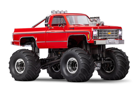 TRX-4MT Chevy K10 1/18 4X4 Monster Truck RTR, Red