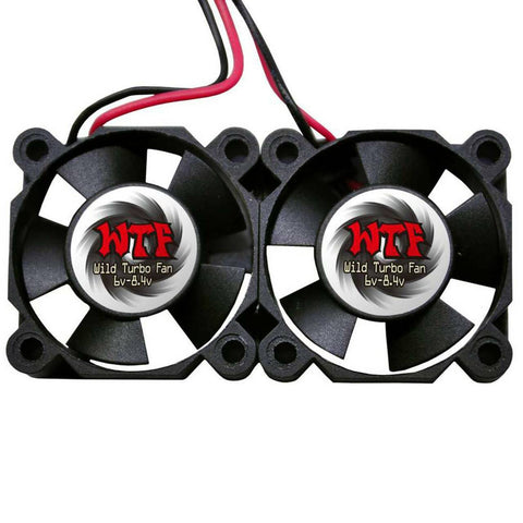 Twin Fan, 30mm x 10mm, Extension Wire