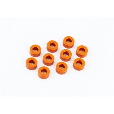 Aluminum Shim, 3x6x1.0mm, Orange