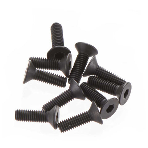 M3x10mm Hex Screw, Flat Head (10)