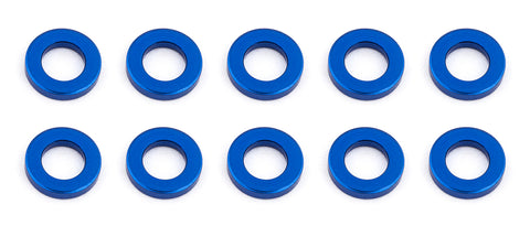 Aluminum Ballstud Washers, 5.5x1.0 mm, Blue