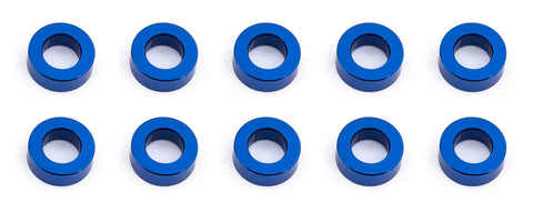 Aluminum Ballstud Washers, 5.5x2.0mm, Blue