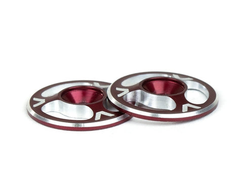 Triad Wing Buttons, Red