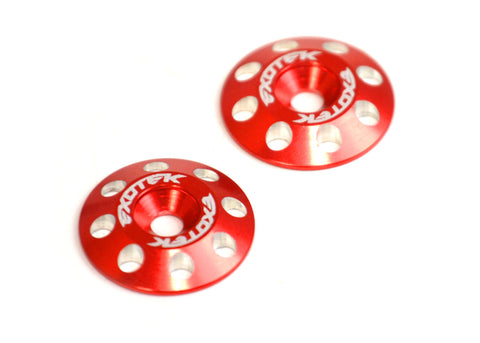 Flite Wing Aluminum Buttons V2, Red