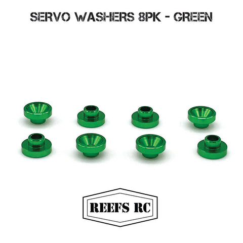 Servo Washers, Green (8)