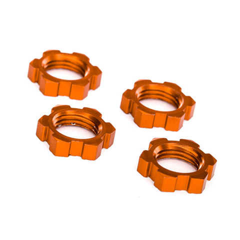 17mm Splined Wheel Nut, Orange, X-Maxx