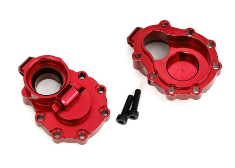 Rear Aluminum Inner Portal Drive Housings, Red