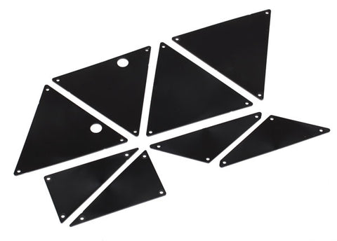 Tube Chassis Inner Panel Set, Plastic, Black